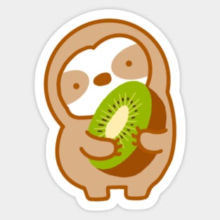 Cute Kiwi Sloth Sticker